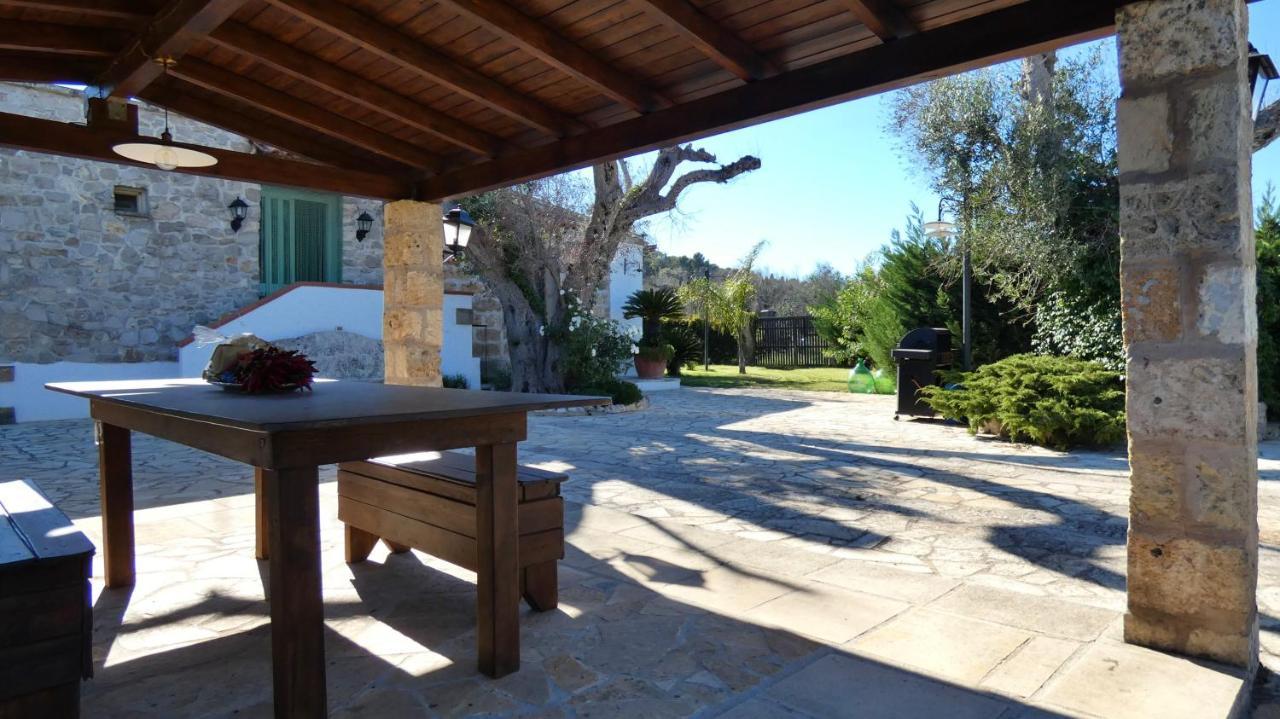 Villa Piana - Con Piscina E Giardino Privato Nel Salento Триказе Экстерьер фото